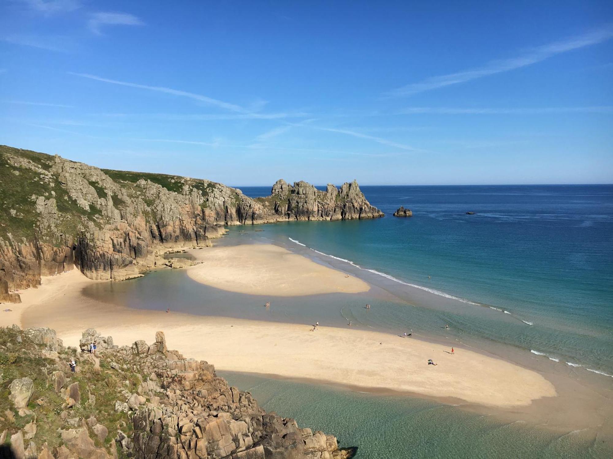 Trengothal Barn Apartment Porthcurno Exterior photo