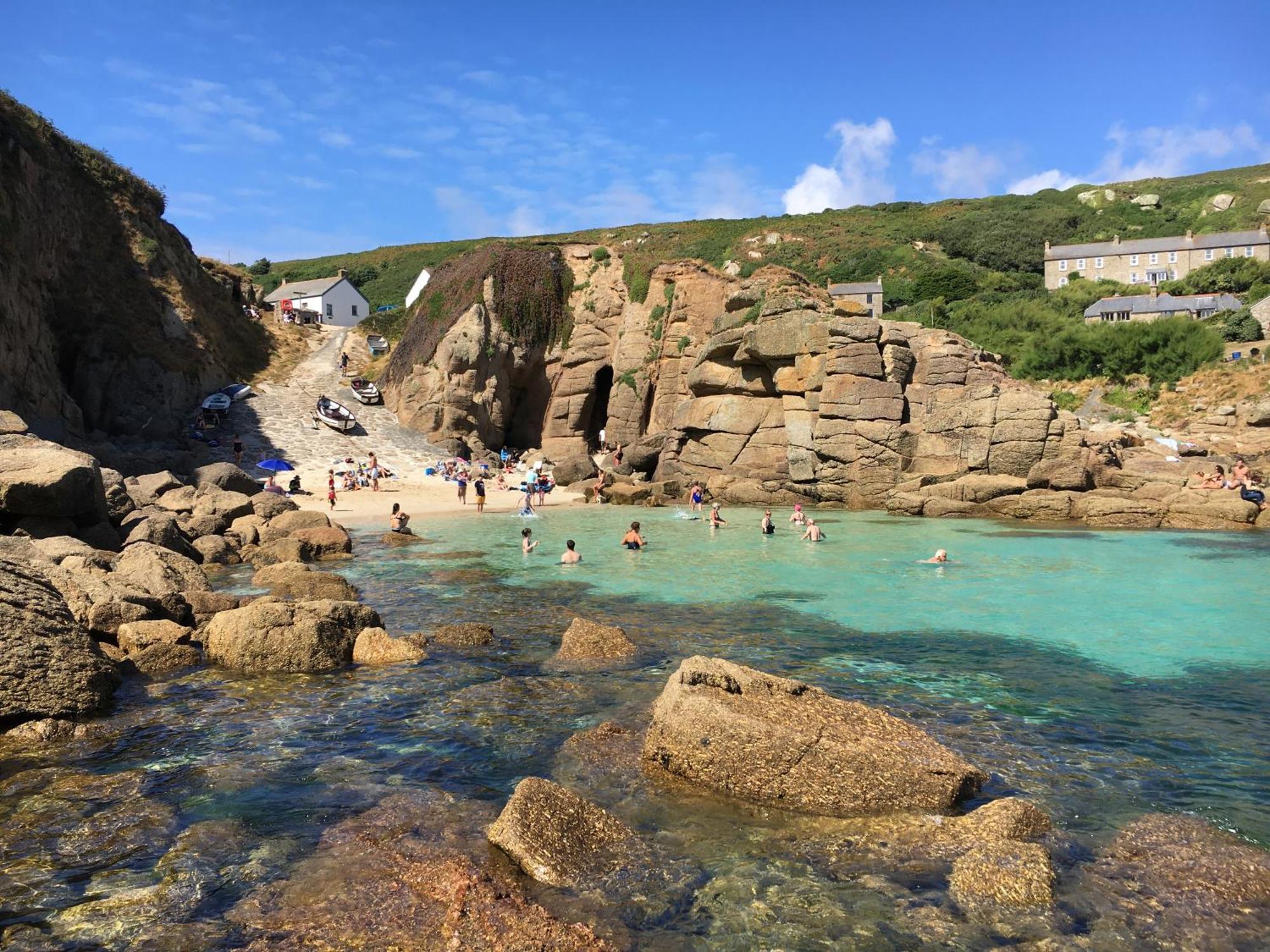 Trengothal Barn Apartment Porthcurno Exterior photo